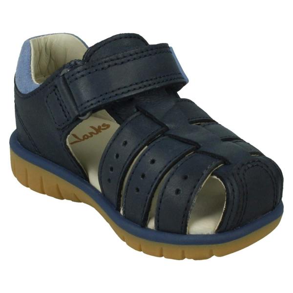 Clarks Boys Clarks Hook & Loop Strap Fisherman Sandals Roam Bay