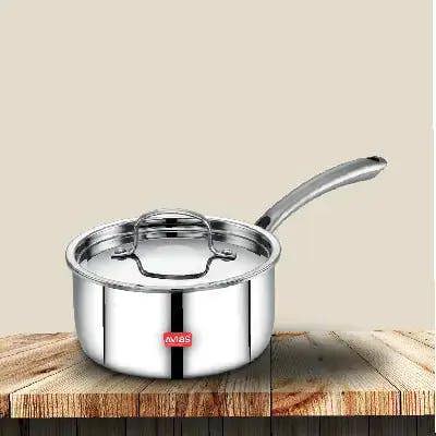 AVIAS TRIPLY SAUCEPAN WITH SS LID 14CM (1.1L)