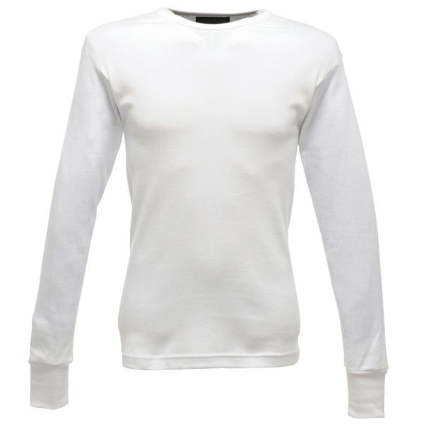 Regatta Professional Mens Long-Sleeved Thermal Base Layers - White - 