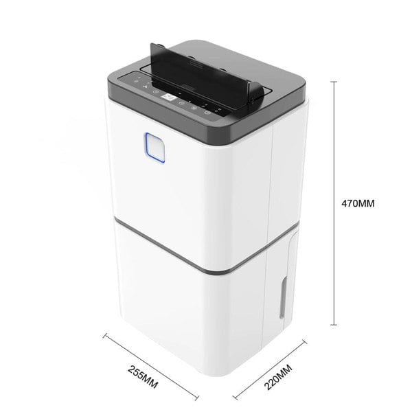 WiFi 12L Dehumidifier with Water Tank Wheels Dehumidifiers Living and Home
