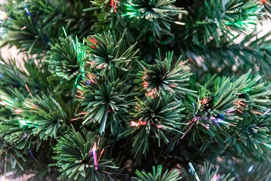 2ft to 7ft Multicolour Fibre Optic Pre-Lit Artificial Christmas Trees with LED Lighting image 3