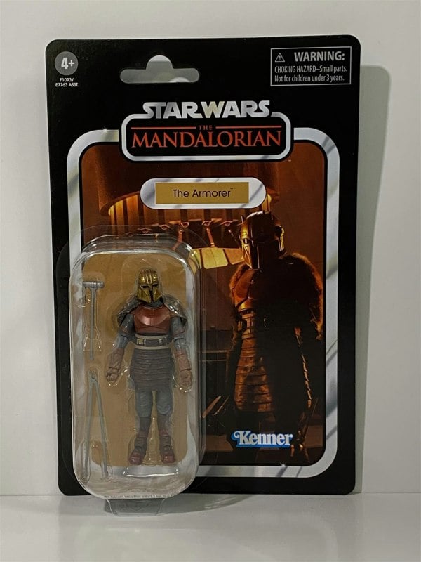 the armorer the mandalorian star wars kenner vc179 hasbro f1093