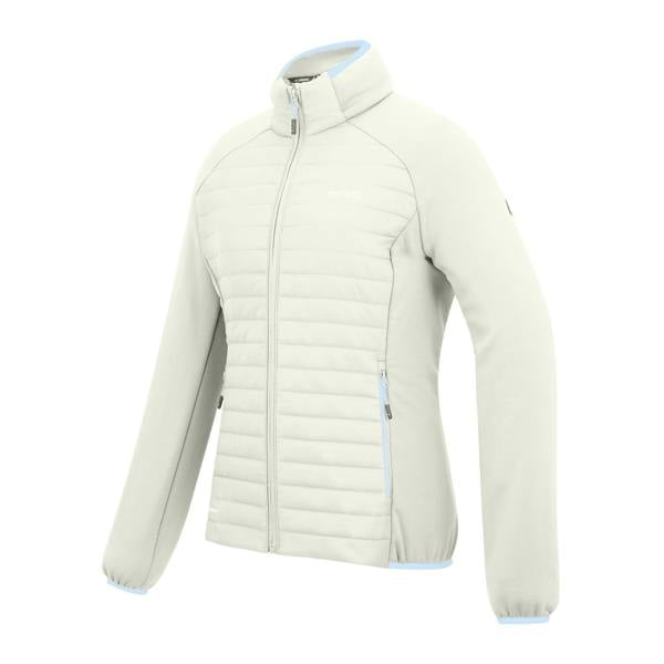 Regatta Womens/Ladies Clumber Hybrid Jacket - Barely White/Washed - 