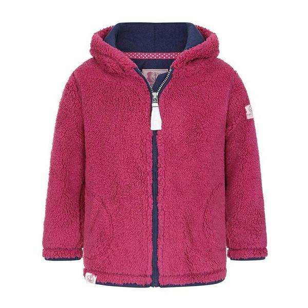 Lazy Jacks Childrens/Kids Full Zip Snug Fit Full Zip Hoodie - Raspberry - 