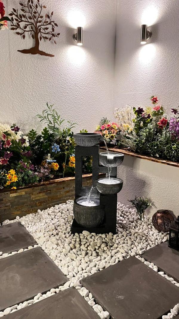 Tranquillity Water Features Mirage Cascade Contemporary Water Feature
