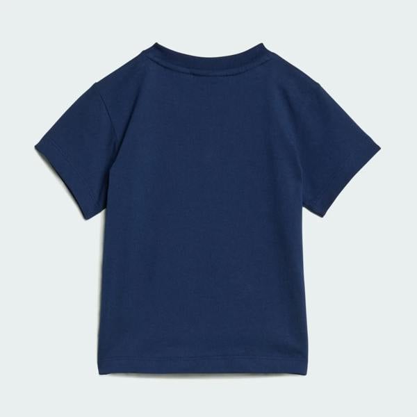 Adidas Originals Girls Short & T-Shirt Set Blue