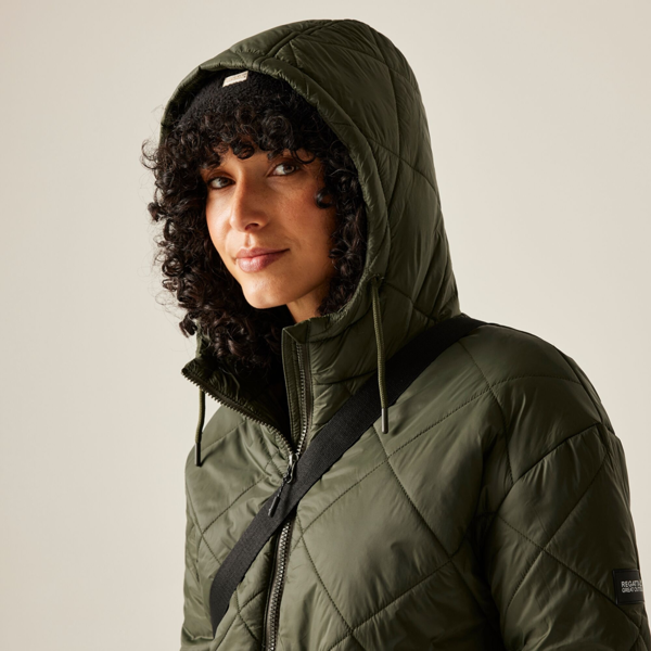 Regatta Womens Ivey Quilted Jacket - Dark Khaki