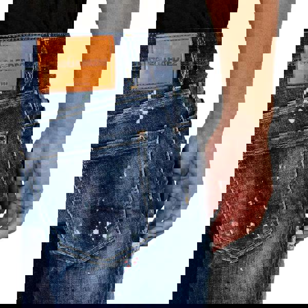 Dsquared2 Medium Easy Wash Marine Shorts Navy Blue W30