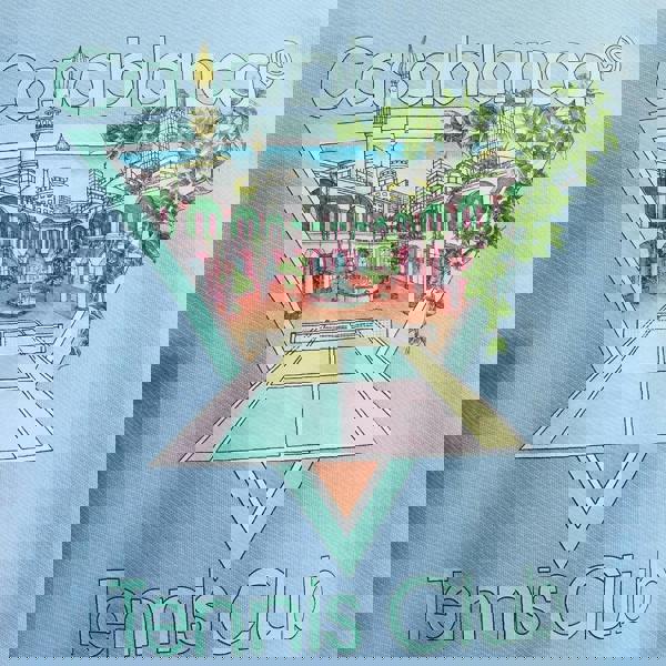 Casablanca Tennis Club Icon Patelle Pale Blue Sweatshirt