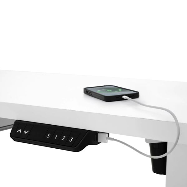Monstershop Electric Standing Desk With Drawer - 160cm x 60cm
