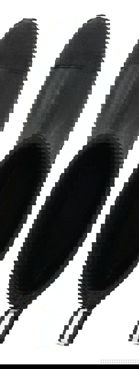 Muck Boots MUCK Chore Classic Mid Men's Stable Farm Wellington Wellies Boots, top view of the black waterproof rubber boot showing the toe cap and interior.