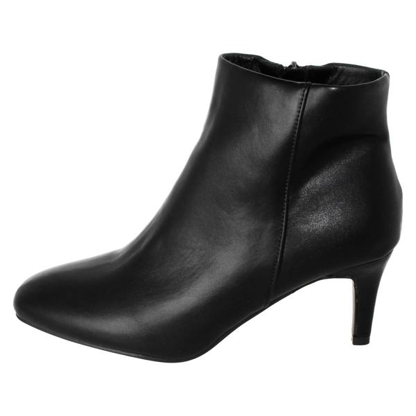 Ladies Collection High Heel Ankle Boots with Zip Fastening F51236