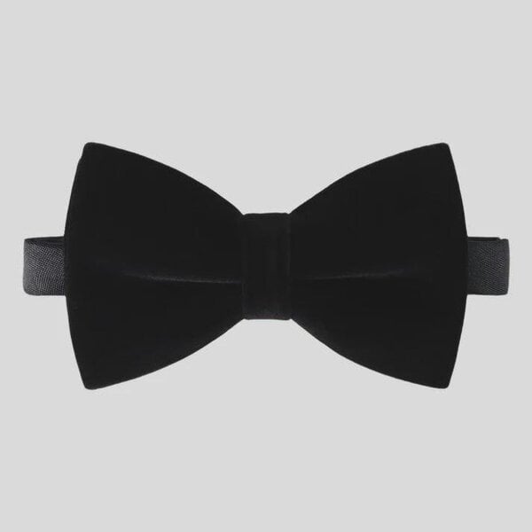 Sophos Dusk Velvet Bow Tie - Black