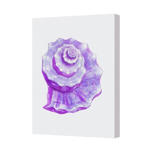 Benjamin Tate Design Purple Rose Watercolor Canvas Wall Art Print Living Room Decor