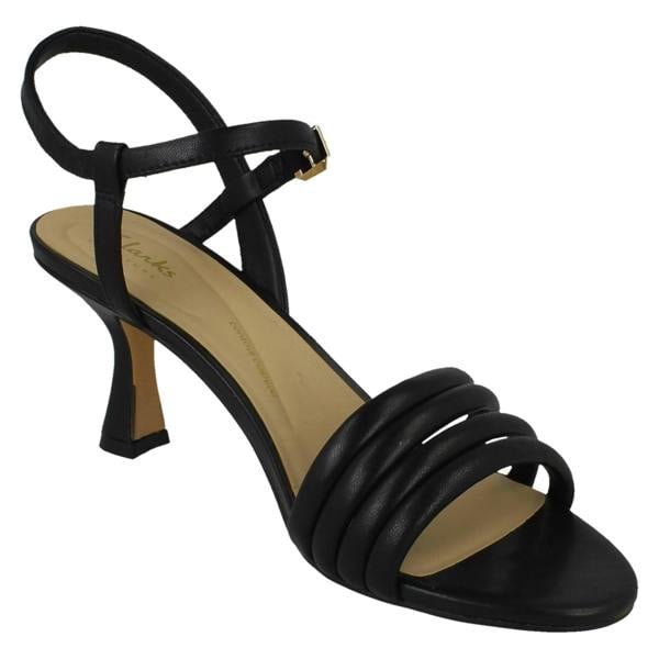 Clarks Ladies Clarks Strappy Heeled Sandals Amali May