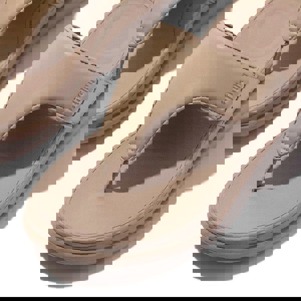 FitFlop F-MODE GO Womens Toe Post Sandals Classic Beige