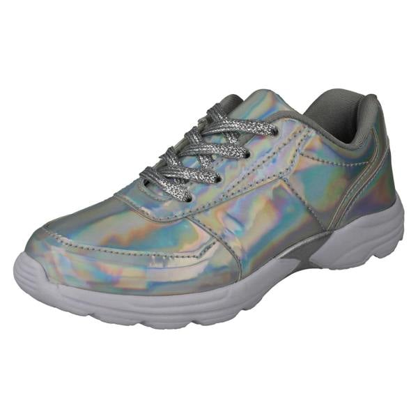 Spot On Girls Spot On Casual Hologram Trainers