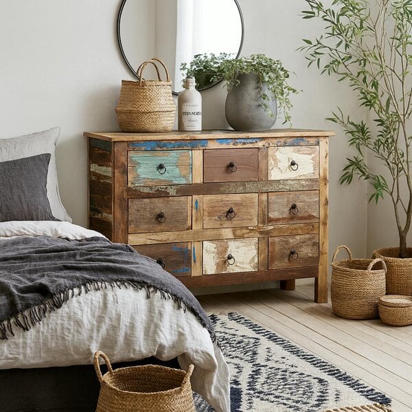 Wyld Haus Seattle Reclaimed Wood 9 Drawer Chest