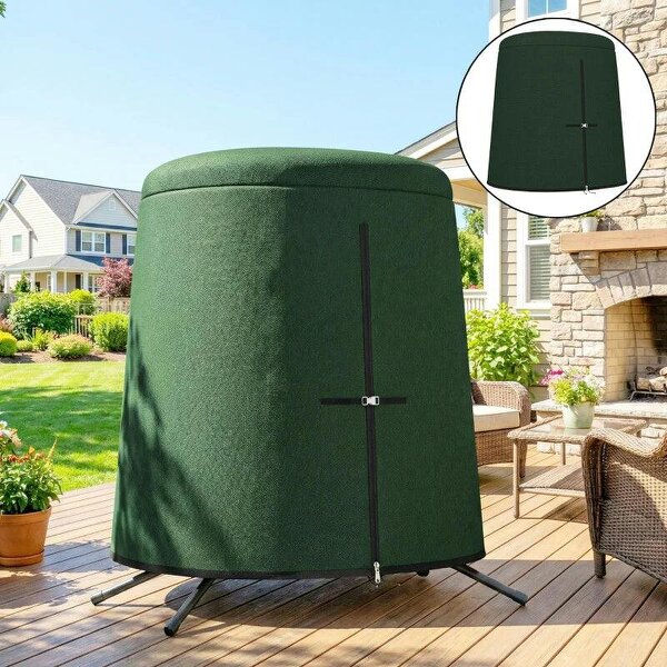 196 x 230 cm Hanging Egg Chair Protective Cover - Green