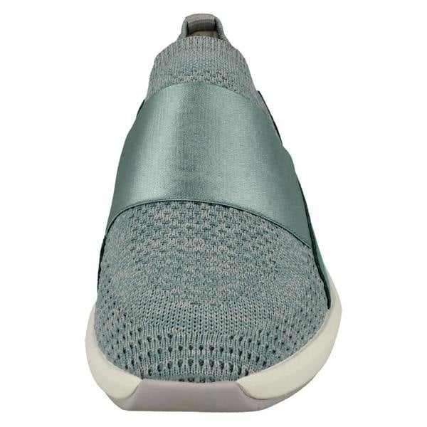 Clarks Ladies Clarks Elasticated Strap Detailed Trainers Un Rio Knit