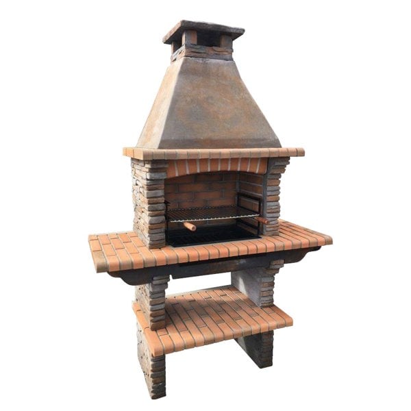 Callow Mediterrani Dark Stone Masonry BBQ - Charcoal (402D)