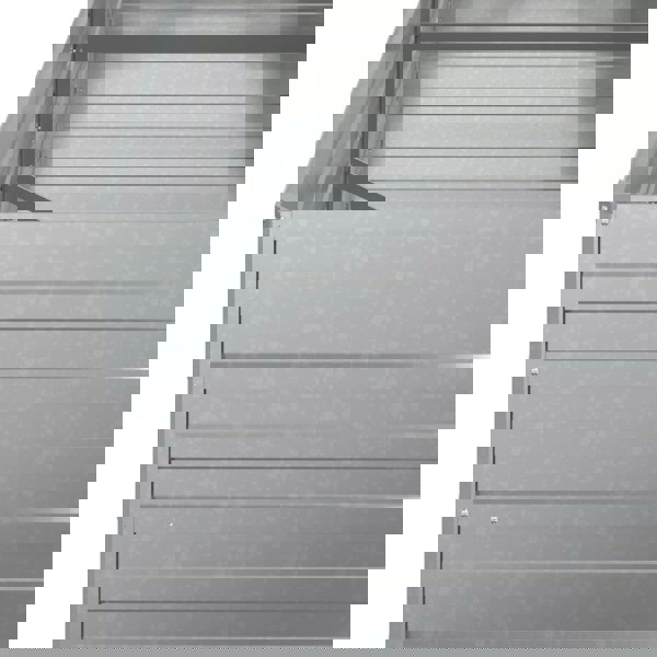 Berkfield Garden Raised Bed 160x80x77 cm Galvanized Steel Silver