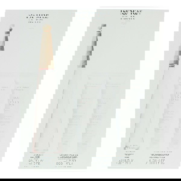 Issey Miyake L'eau D'issey Pivoine 3 Piece Gift Set: Eau de Toilette 50ml - Body Lotion 50ml - Shower Cream 50ml