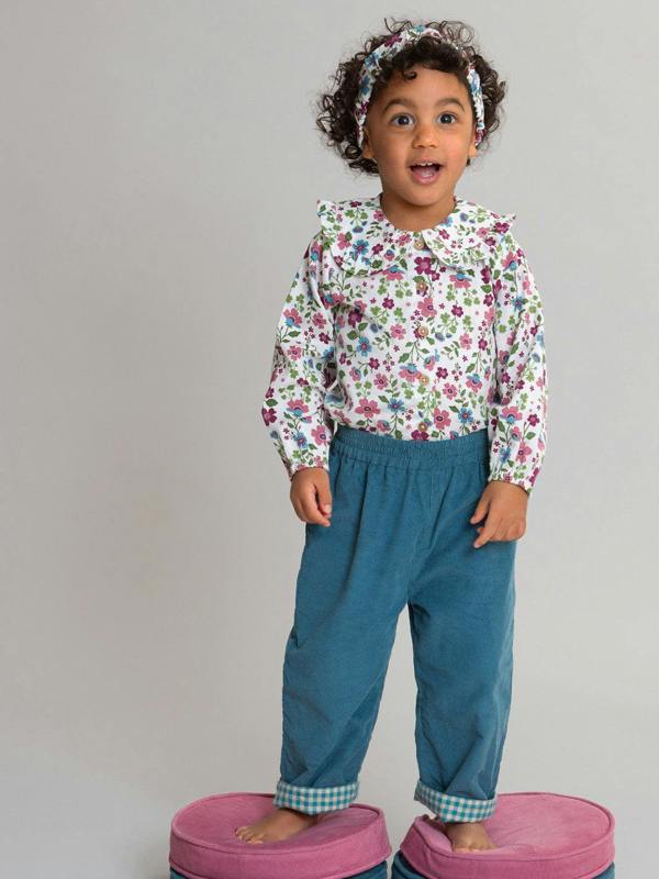 Kite Boys Organic Ocean Check Reversible Pull Ups