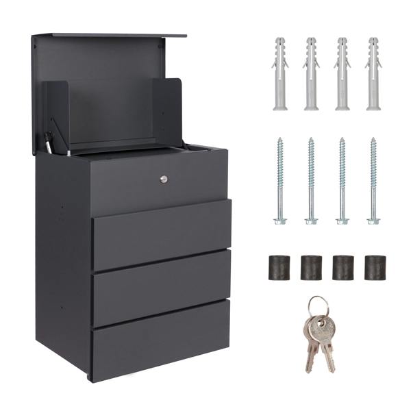 Phoenix Safe Phoenix Top Loading Smart Parcel Box PB1331AAK with Key Lock