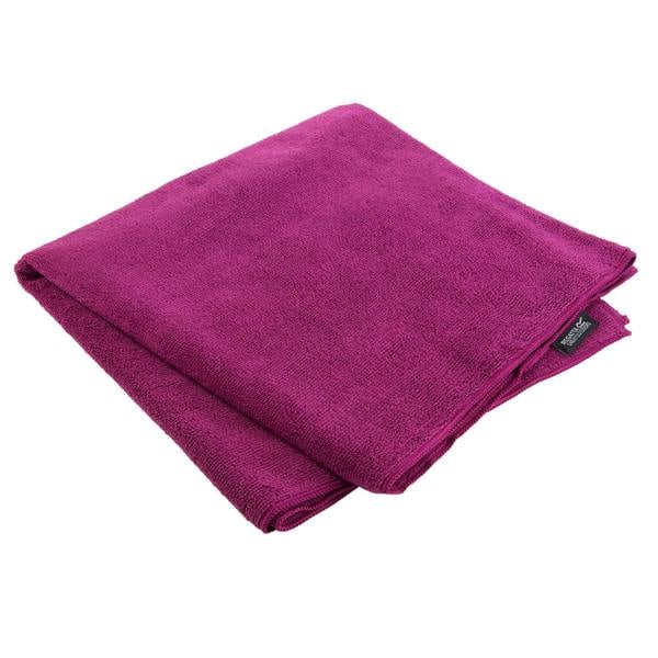 Regatta Great Outdoors Lightweight Large Compact Travel Towel - Dark Cerise - 