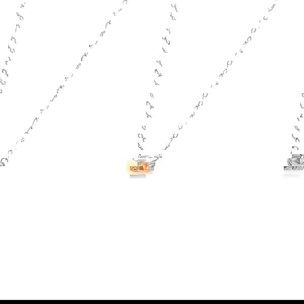 Say It With November Topaz Birthstone Necklace - Silver Plated