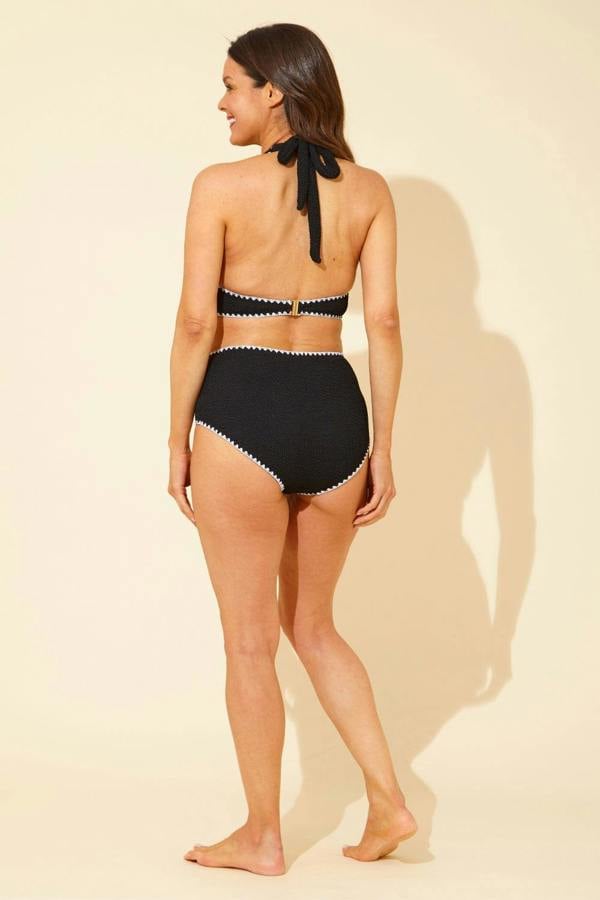 Whipstitch Textured Bikini Top