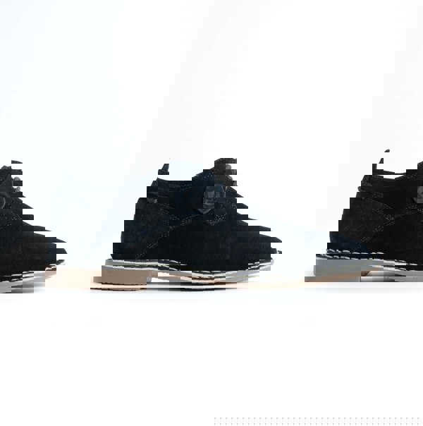 Popps JONAS Mens Suede Desert Shoes Navy