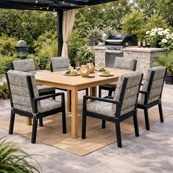 Gardenwize Pair of Outdoor Seat Cushion – Casablanca Full Length Chair