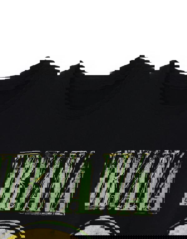 Nirvana Mens Black Classic Logo Short Sleeved T-Shirt