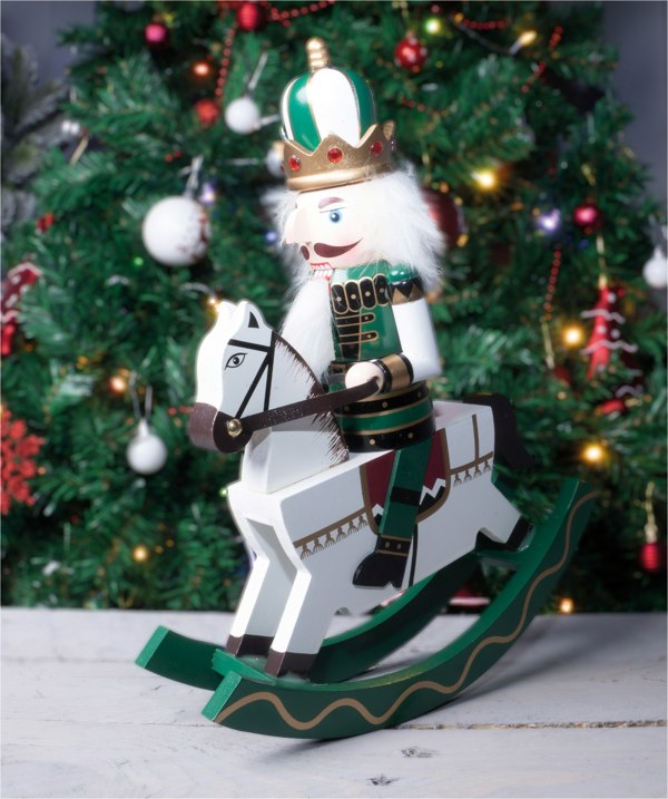 St Helens 30Cm Nutcracker Soldier Horseman