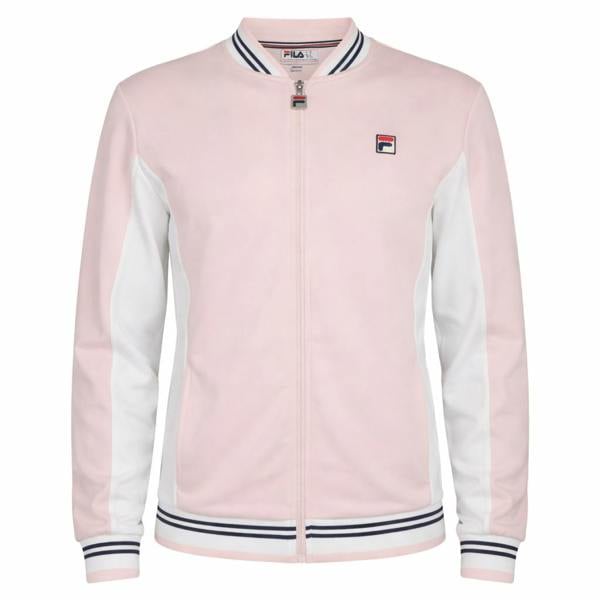 Fila Settanta Baseball Track Top Jacket Pale Lilac/White/Fila Navy