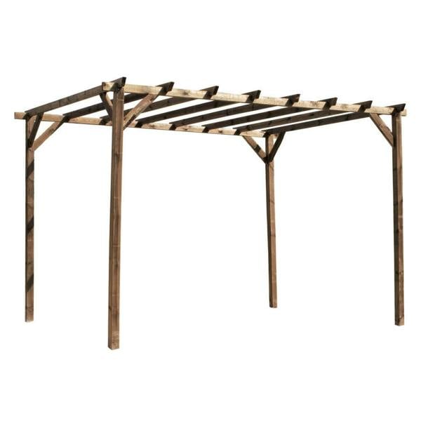Cerland Magdalie Wooden Pergola 4m x 3m Garden Pergola Canopy Shelter
