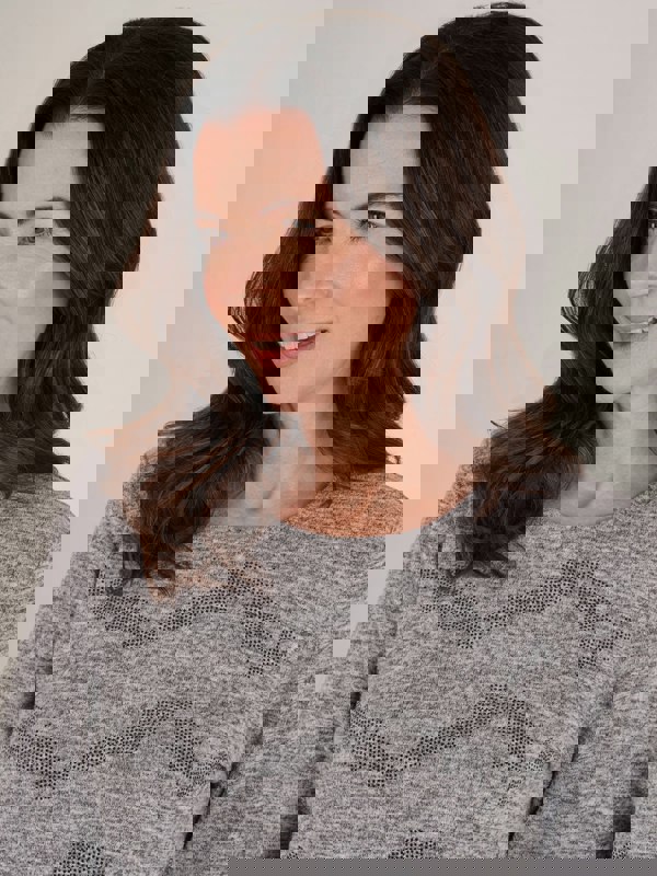 TIGI-Wear Embellished Solid Long Sleeve Top