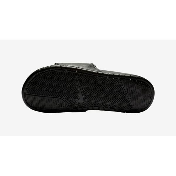 Nike 343880-090 Slides   in  Black/White
