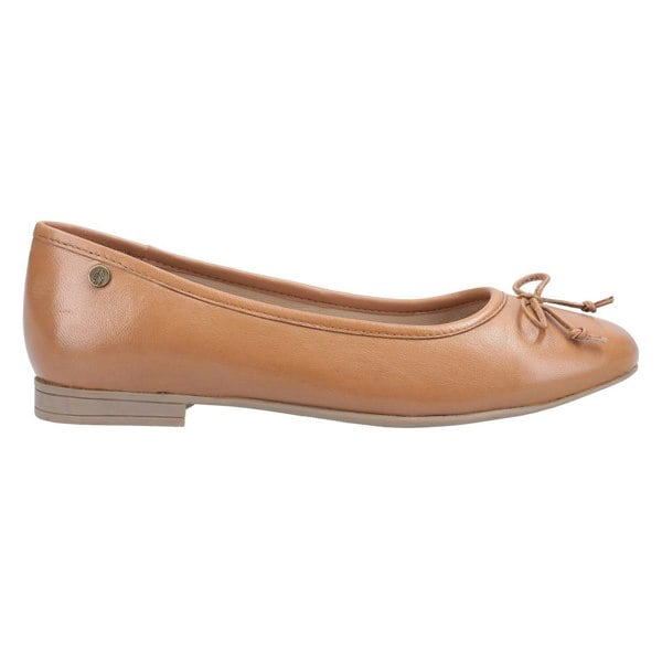 Hush Puppies Womens/Ladies Naomi Slip On Leather Ballet Pump - Tan