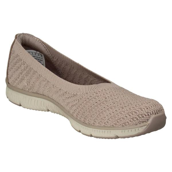 Skechers Ladies Skechers Vegan Memory Foam Slip On Shoes Wonderstruck 100360