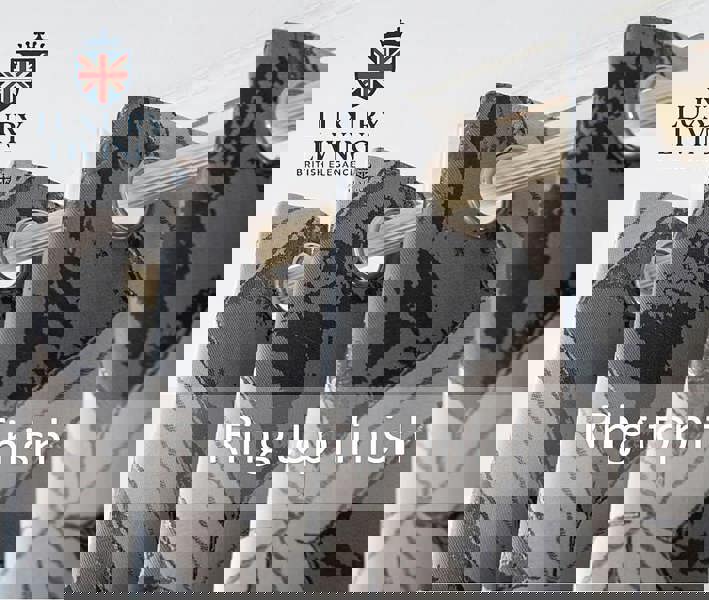 Luxury Living Luxury Diamond Jacquard Metallic Fully Lined Ring Top Curtains