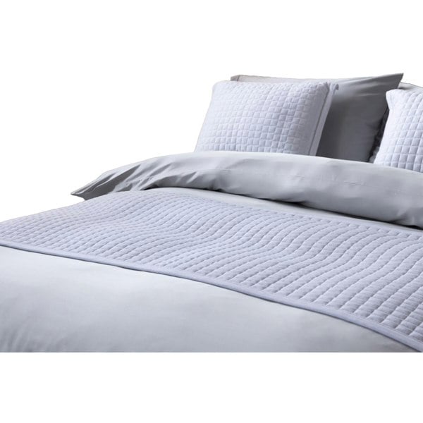 Belledorm Crompton Quilted Bed Runner - White