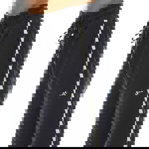 Boss Mens Hadikonos Contrast Striped Jogging Bottoms - Dark Blue