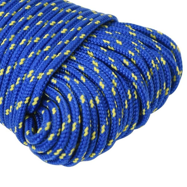 Berkfield Boat Rope Blue 5 mm 100 m Polypropylene
