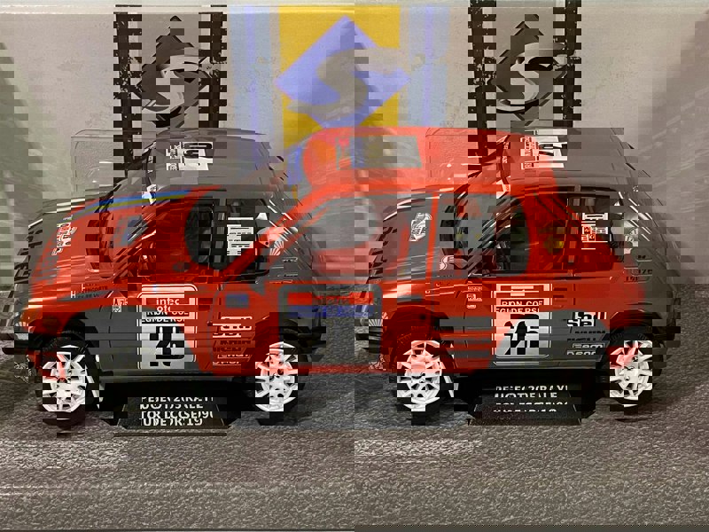 peugeot 205 rallye t.d.corse 1990 #26h devin 1:18 solido 1801709
