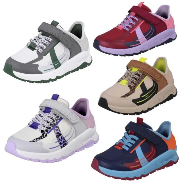 Clarks Kids Clarks Playprints Colour-Pop Cheetah Sporty Trainers Selva Lane