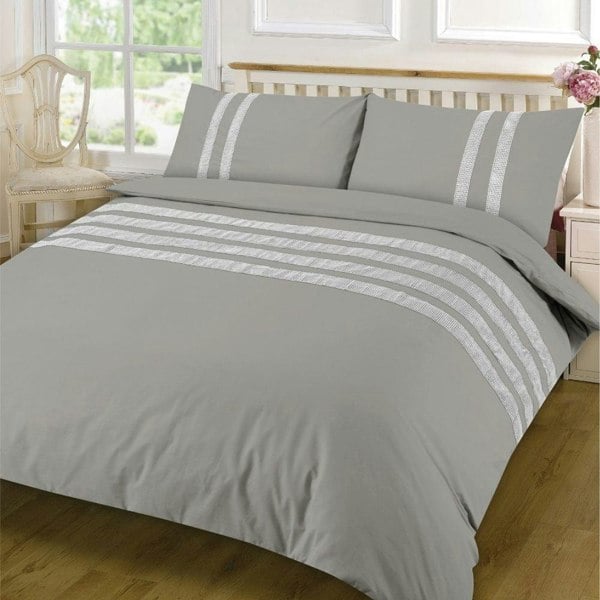 HomeSpace Direct Lace Dia Duvet Cover Set Bedding