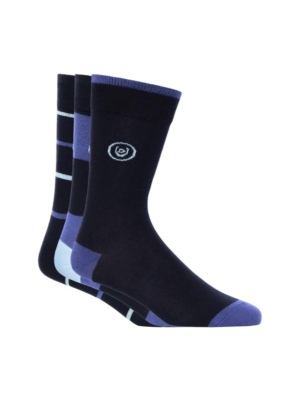 Duck and Cover Raphous Socks 3pk Assorted